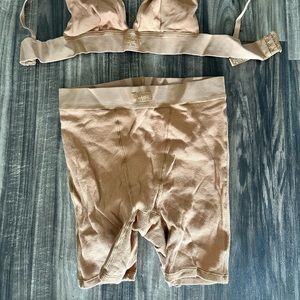 Skims bralette and boxer set